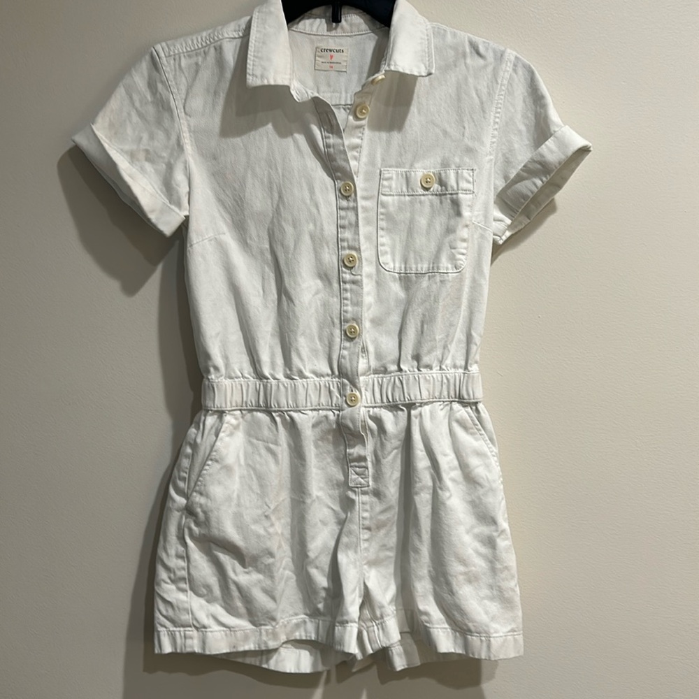 Crewcuts - girls size 14 - white jumper